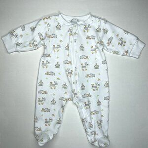 KISSY KISSY Farmyard Frolic Zipper Footie 3-6M Unisex